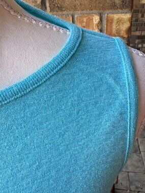 Jules Allen Turqouise tank;size small
